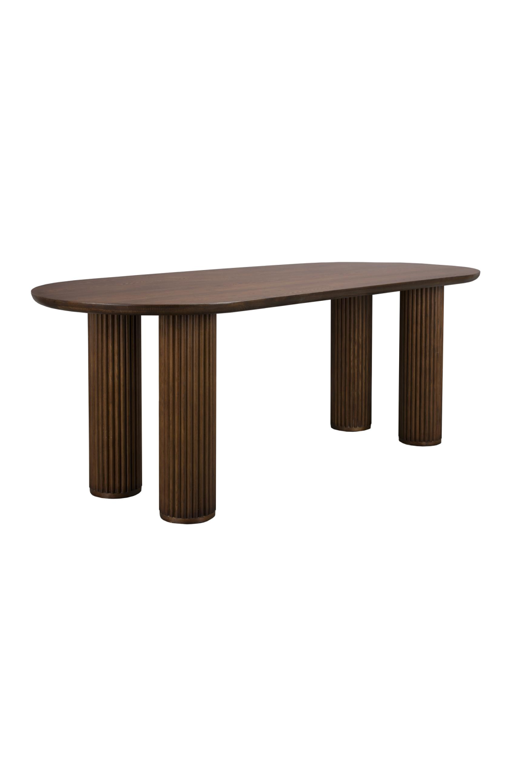Brown Oak Dining Table | Dutchbone Dean | OROA.com