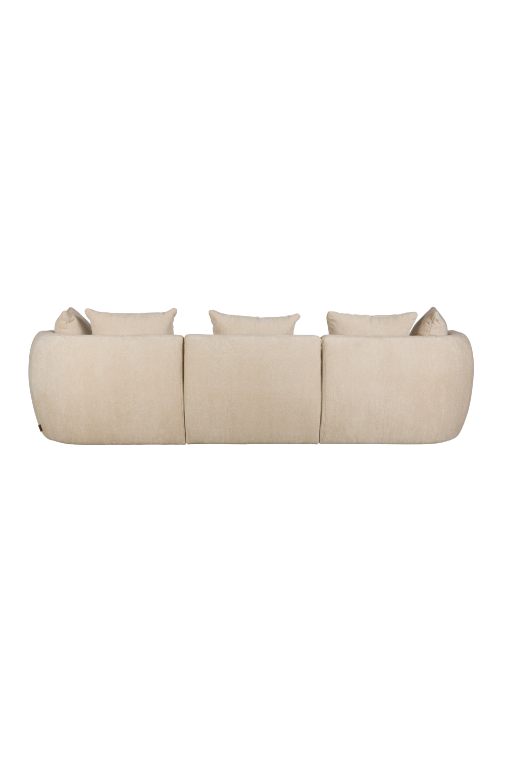 Woven Fabric 3-Seater Sofa | Dutchbone Rocca | OROA.com