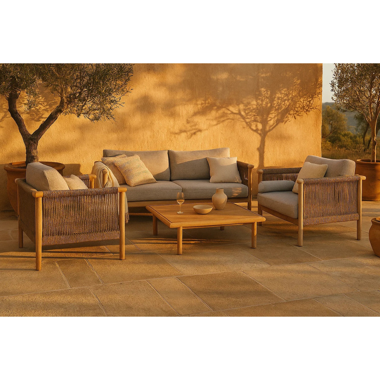 Acacia Outdoor Lounge Chairs (2) | Oroa.com