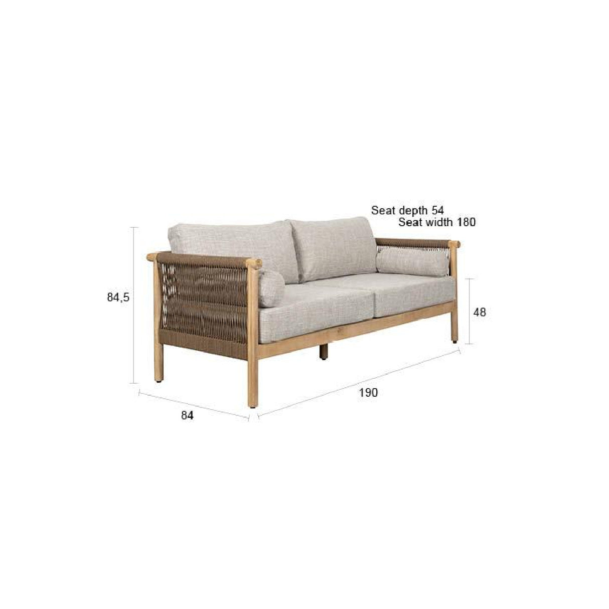 Modern European furniture - Acacia Wood Outdoor Set - www.oroa.com | Oroa.com