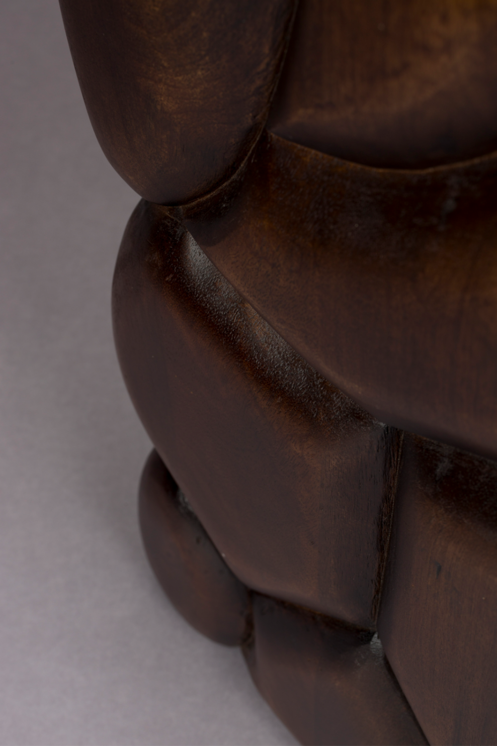 Carved Mango Wood Stool | Dutchbone Brooklyn | Oroa.com