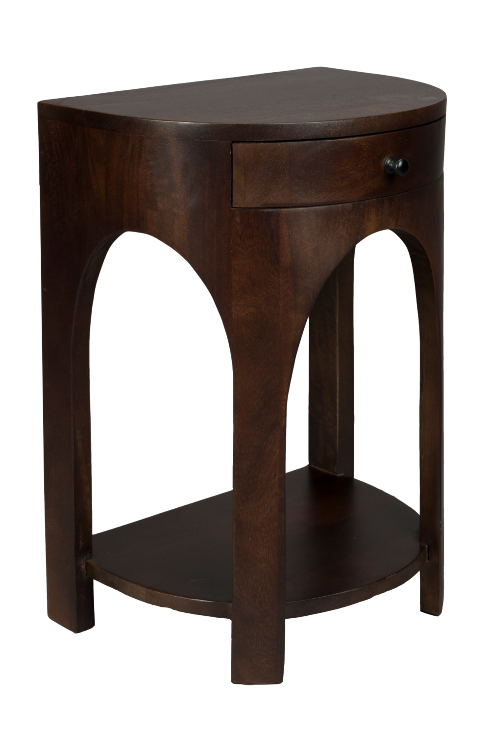 Semi-Circle 1-Drawer Side Table | Dutchbone Belvedere | OROA.com