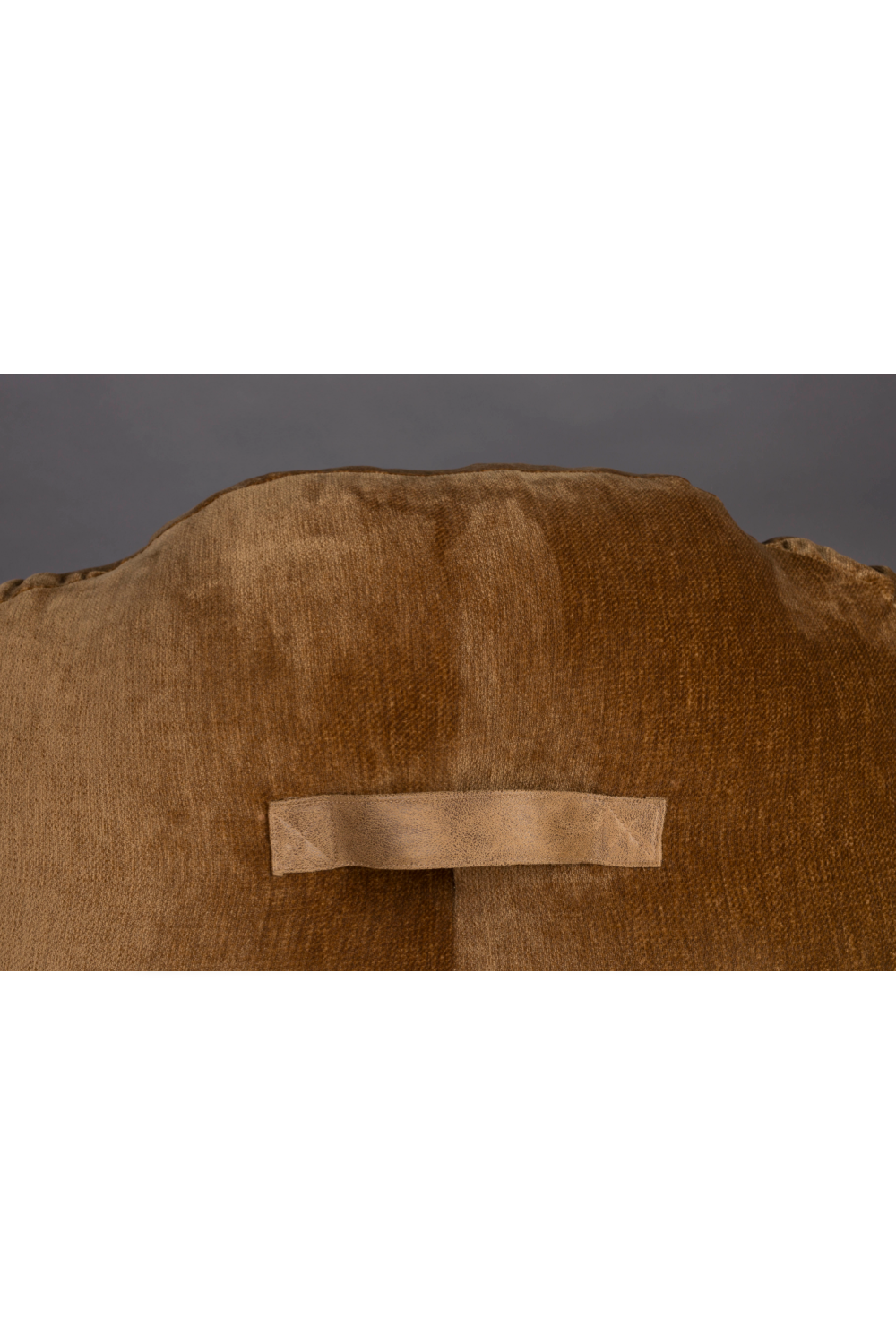 Brown Velvet Lounge Bean Bag | Dutchbone Tombag | OROA.com