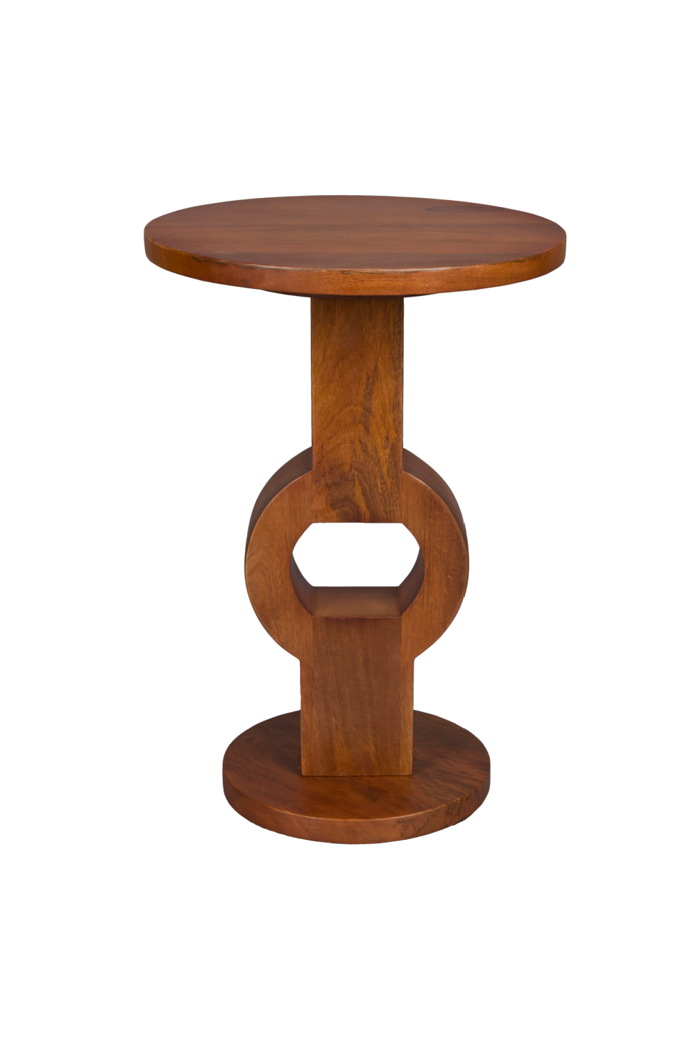Solid Mango Wood Side Table | Dutchbone Tondo | Oroa.com