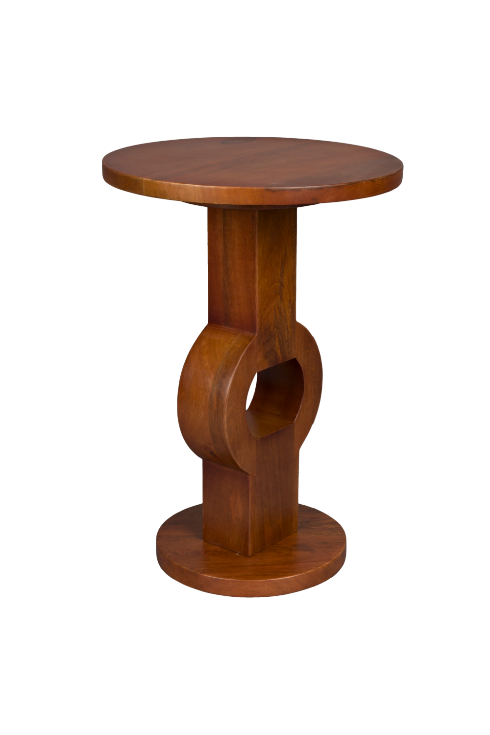 Solid Mango Wood Side Table | Dutchbone Tondo | Oroa.com