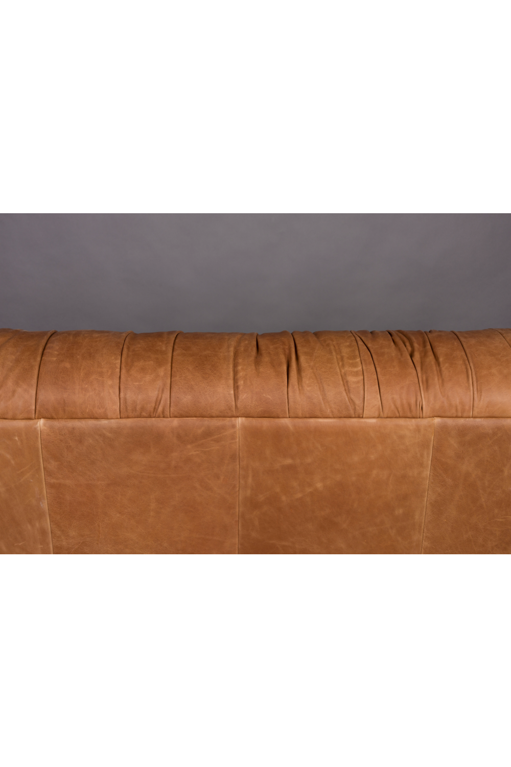 Leather Pleated Sofa | Dutchbone Douglas | Oroa.com