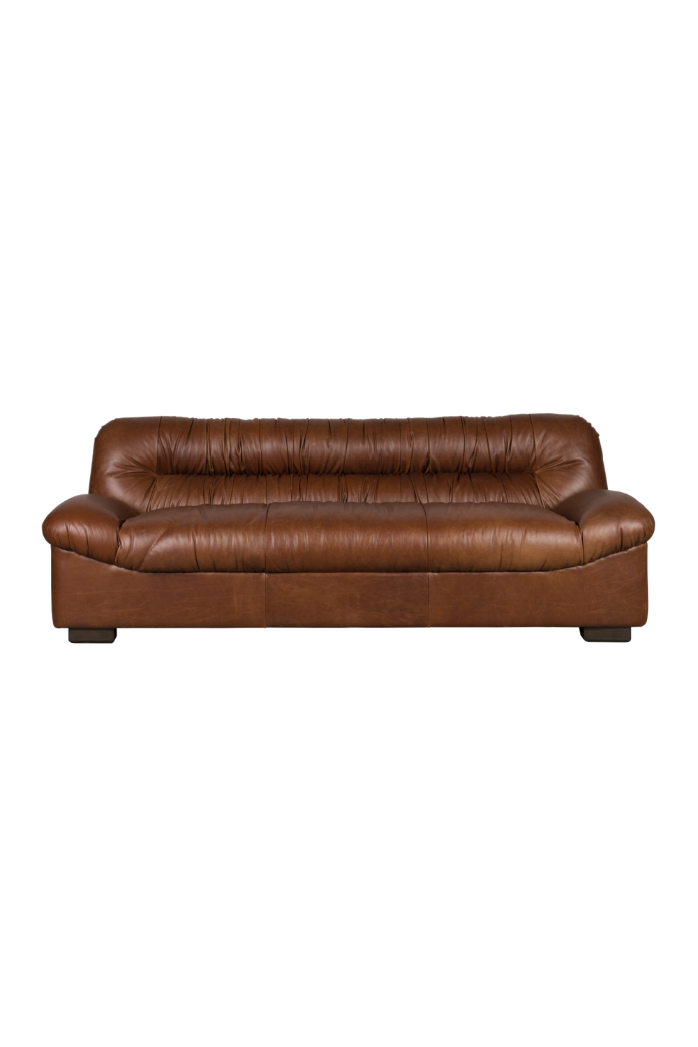 Leather Pleated Sofa | Dutchbone Douglas | Oroa.com