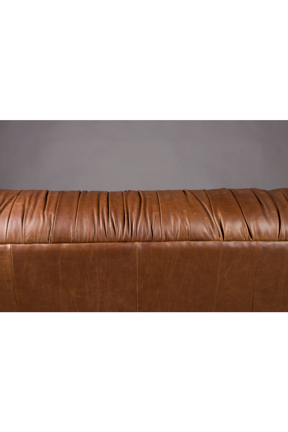 Leather Pleated Sofa | Dutchbone Douglas | Oroa.com