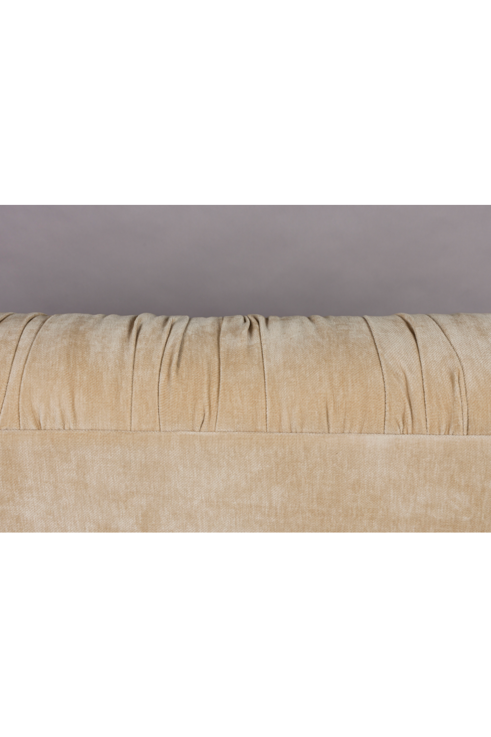 Velvet Pleated Sofa | Dutchbone Douglas | OROA.com