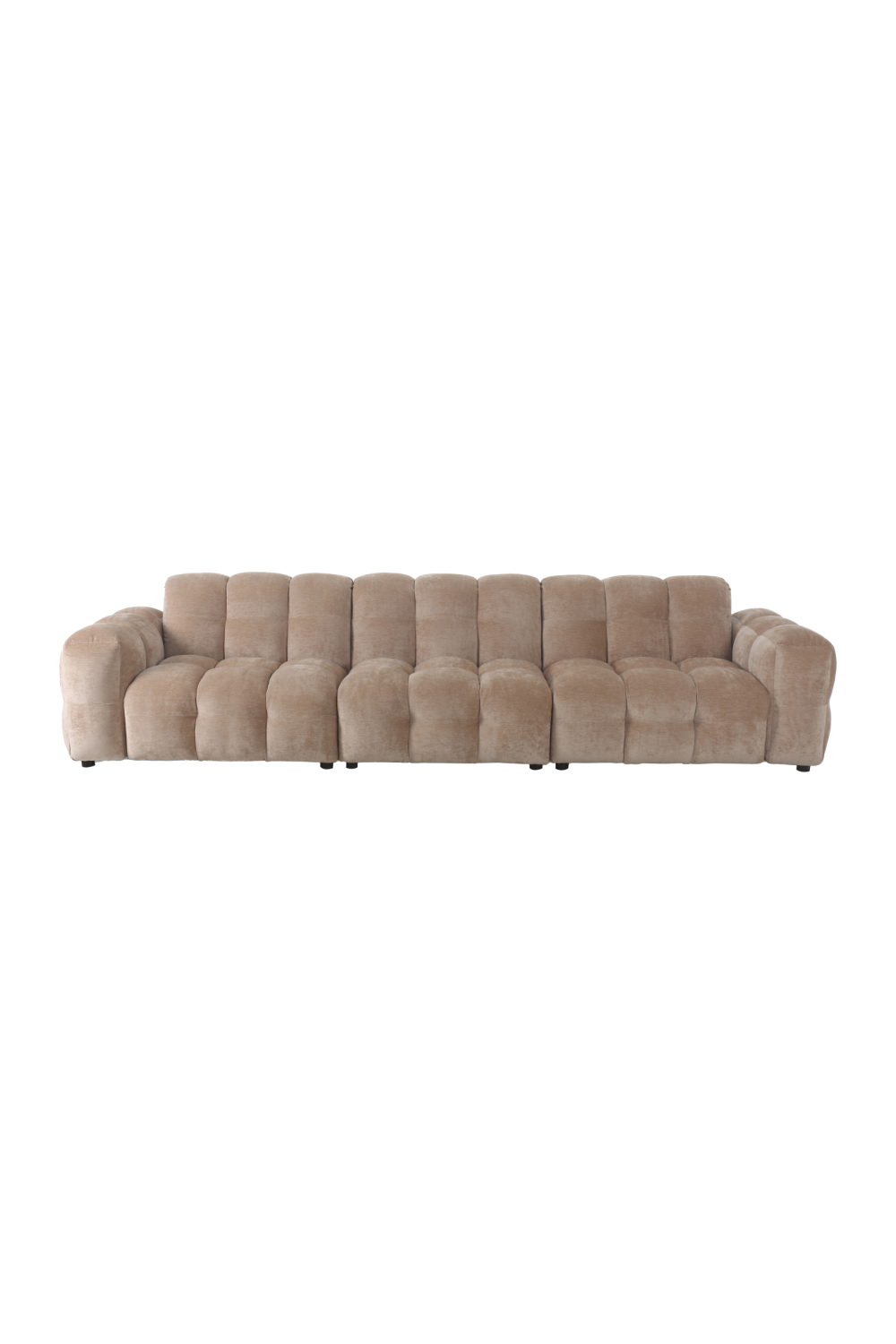 Tufted Velvet 4-5-Seater Sofa | Dutchbone Hackman | OROA.com