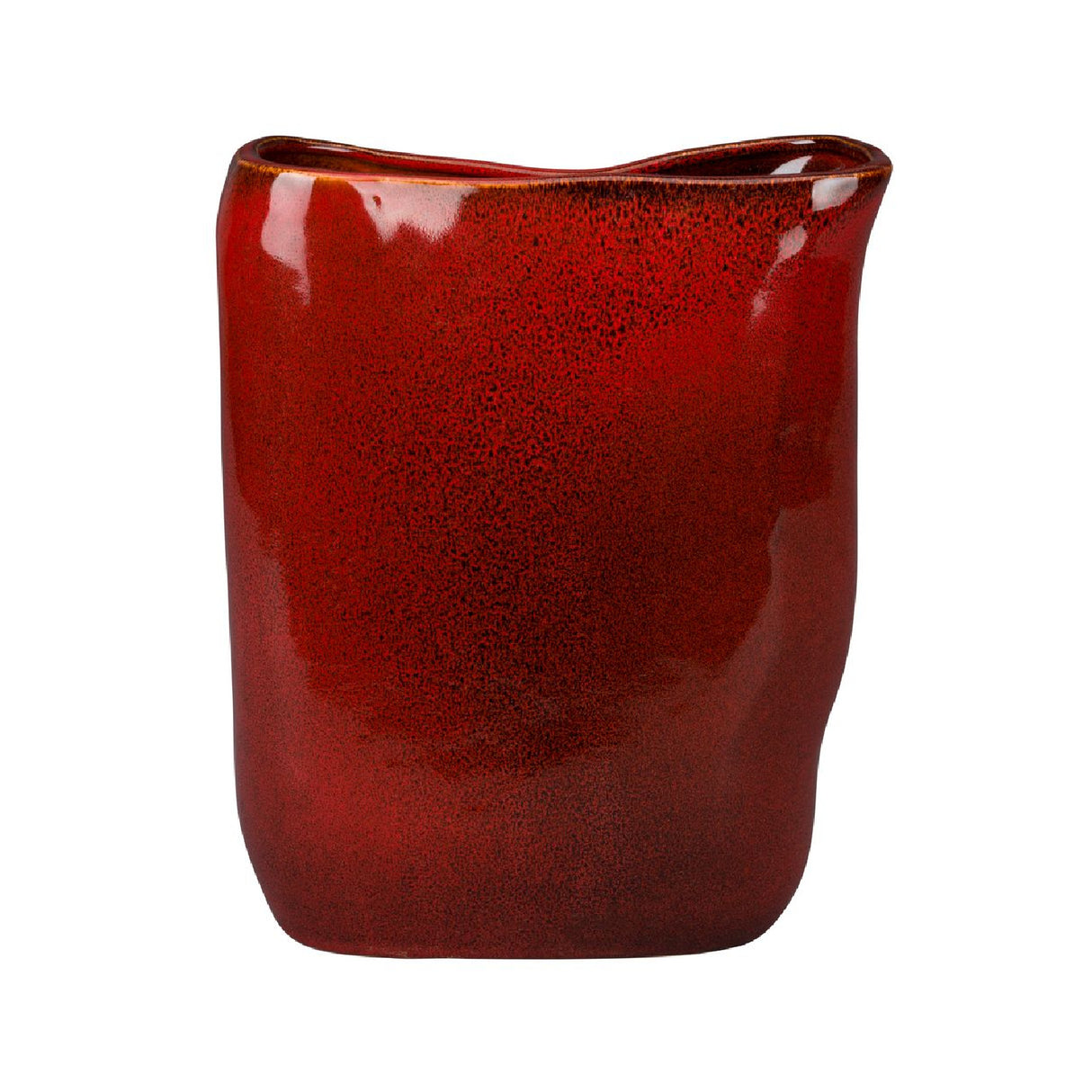 Modern European furniture - Red Ceramic Vase - www.oroa.com | Oroa.com