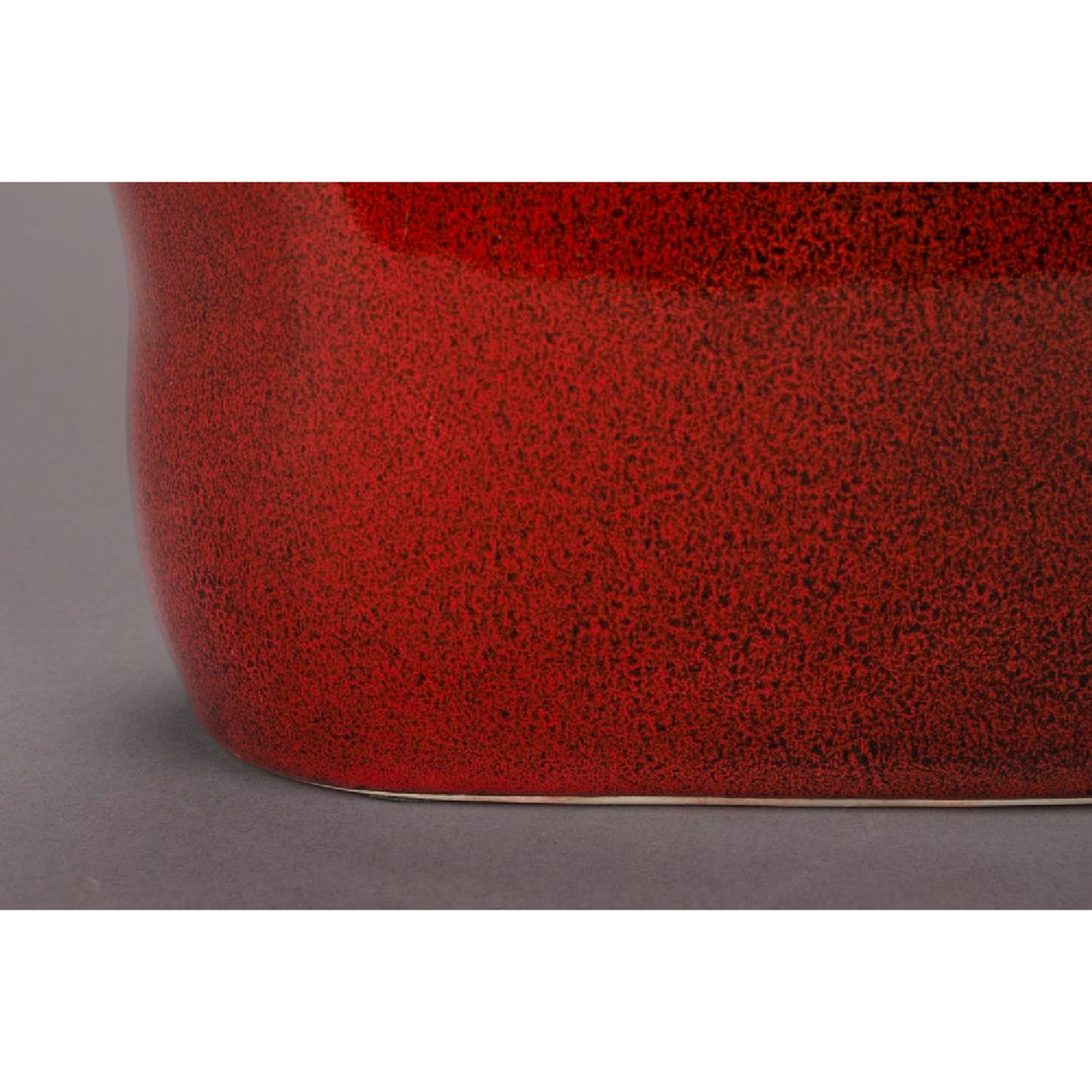 Modern European furniture - Red Ceramic Vase - www.oroa.com | Oroa.com