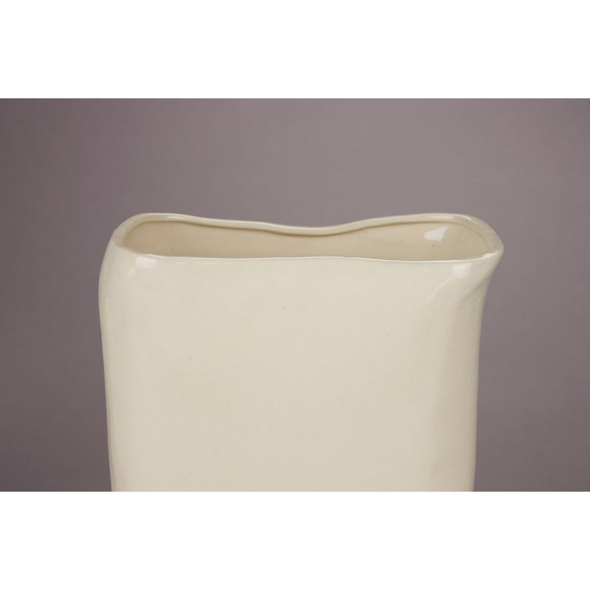 Modern European furniture - Beige Ceramic Vase - www.oroa.com | Oroa.com