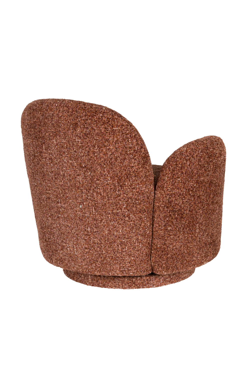 Melange Fabric Swivel Lounge Chair | Dutchone Rose | Oroa.com