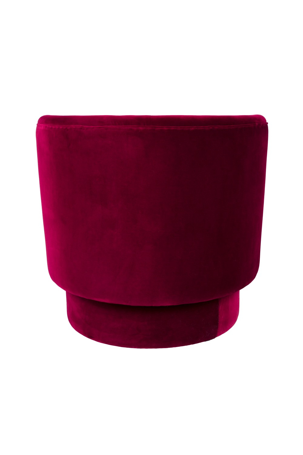 Red Velvet Swivel Lounge Chair | Oroa.com