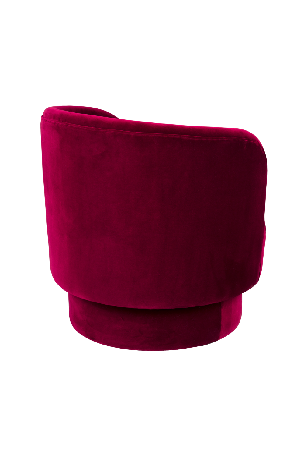 Red Velvet Swivel Lounge Chair | Oroa.com