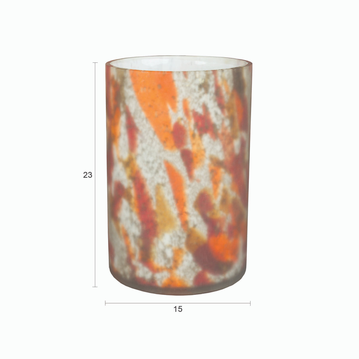 Modern European furniture - Multicolored Glass Vase - www.oroa.com | Oroa.com