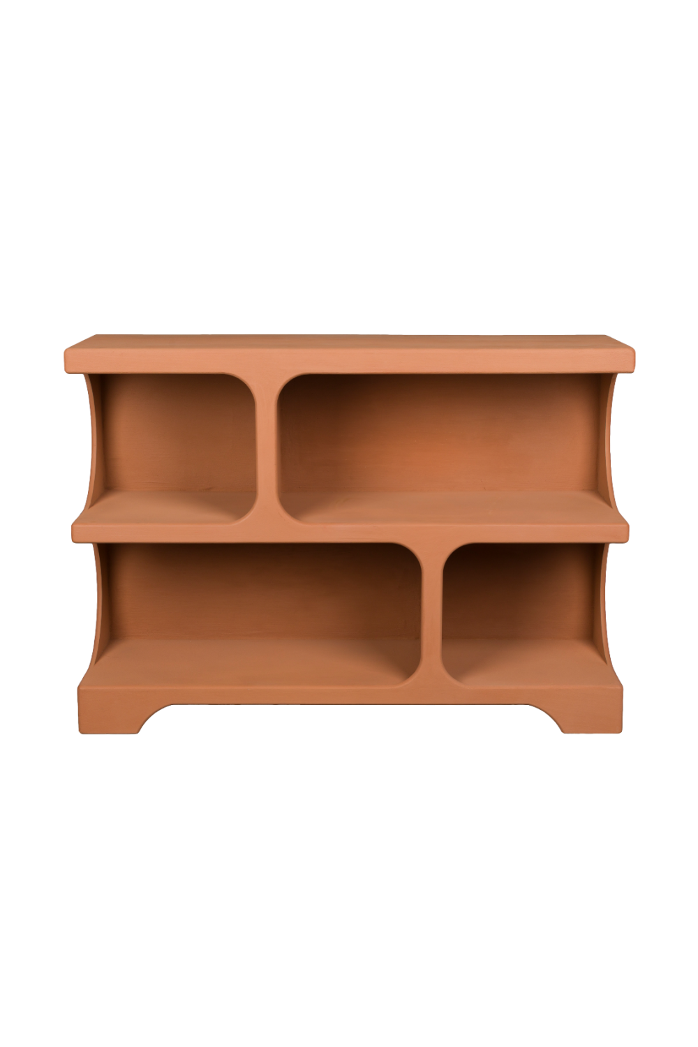 Matte Terracotta Shelf Cabinet | Dutchbone Dundee | Oroa.com