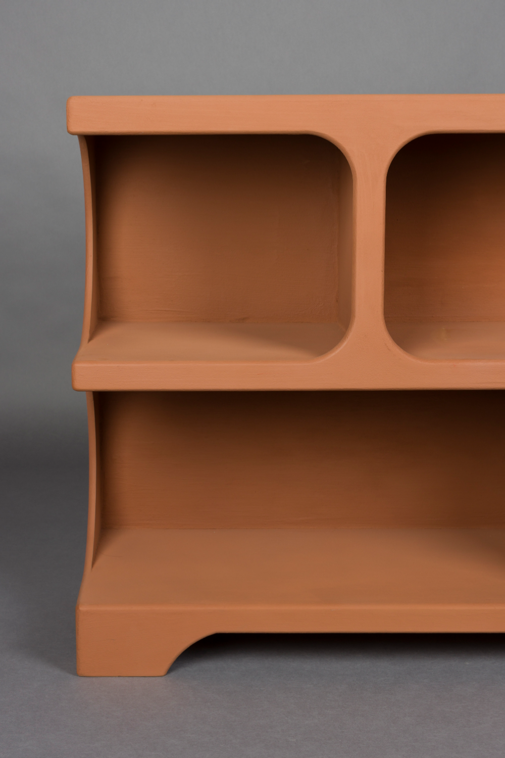 Matte Terracotta Shelf Cabinet | Dutchbone Dundee | Oroa.com