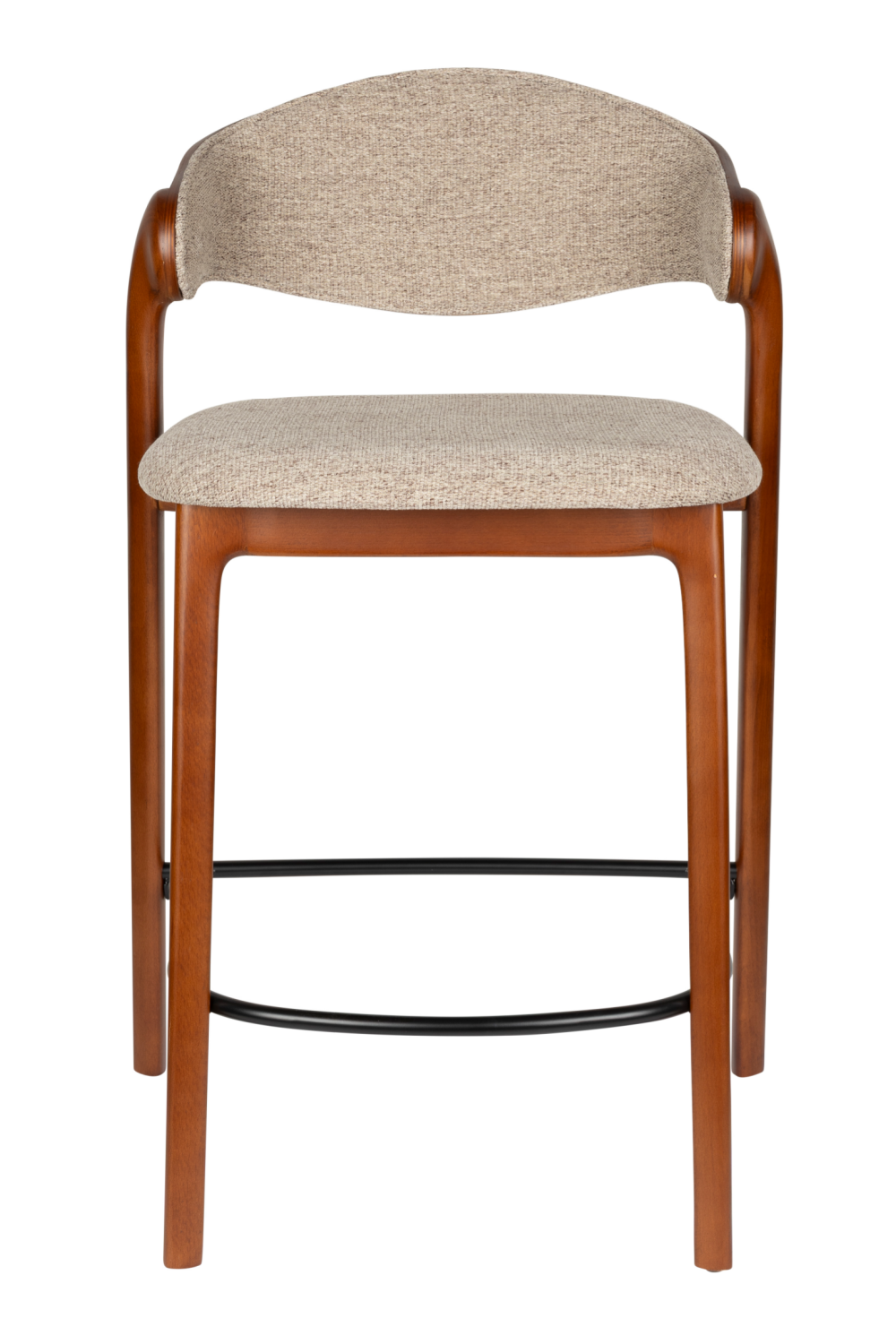 Walnut Finished Counter Stools (2) | Dutchbone Babington | Oroa.com