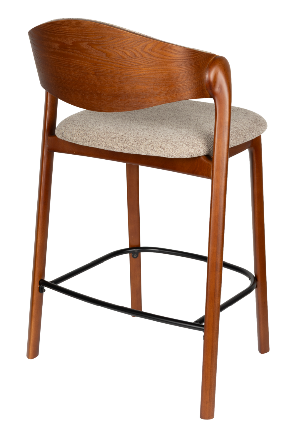 Walnut Finished Counter Stools (2) | Dutchbone Babington | Oroa.com