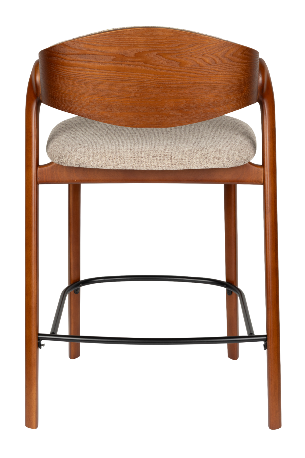 Walnut Finished Counter Stools (2) | Dutchbone Babington | Oroa.com