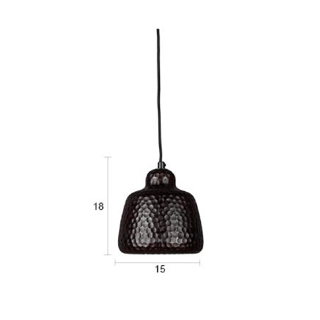 Carved Mango Wood Pendant Lamp | Oroa.com