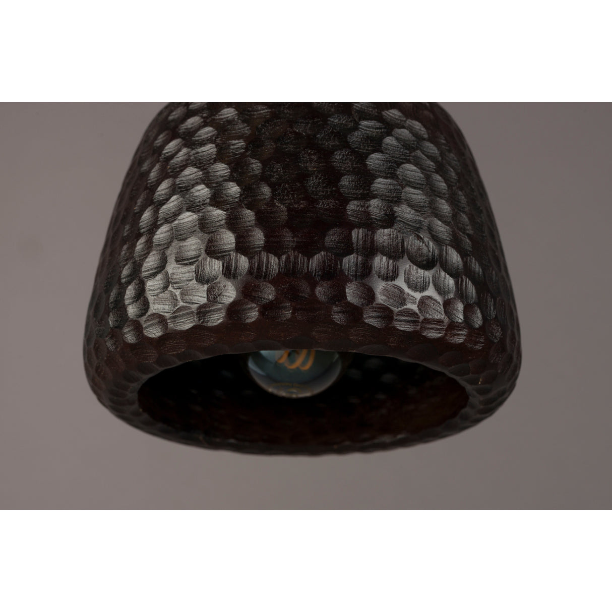 Carved Mango Wood Pendant Lamp | Oroa.com