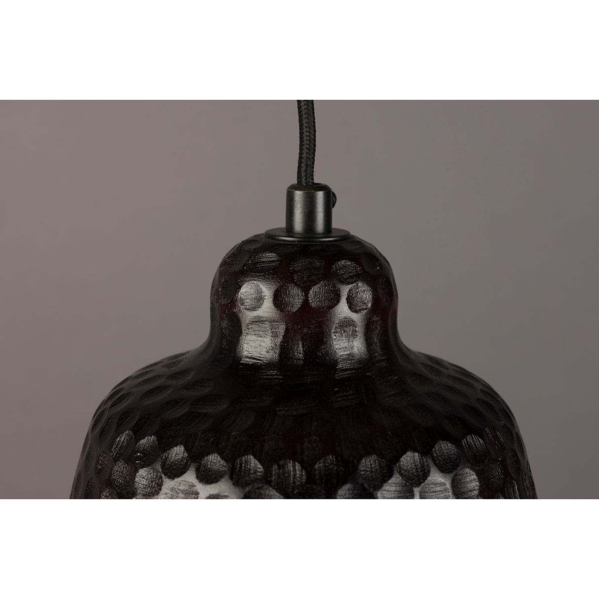 Carved Mango Wood Pendant Lamp | Oroa.com