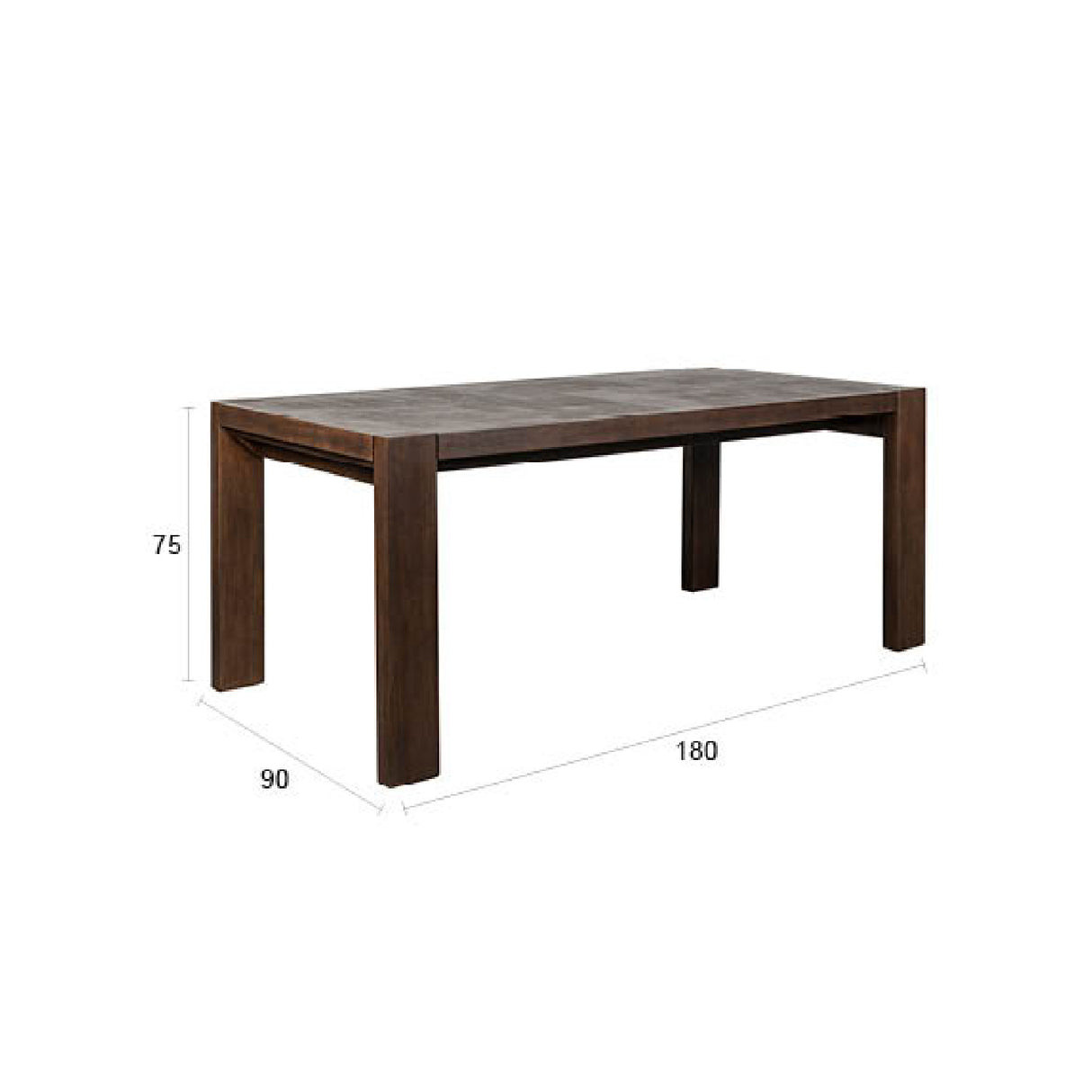 Wooden Rectangular Dining Table | Oroa.com