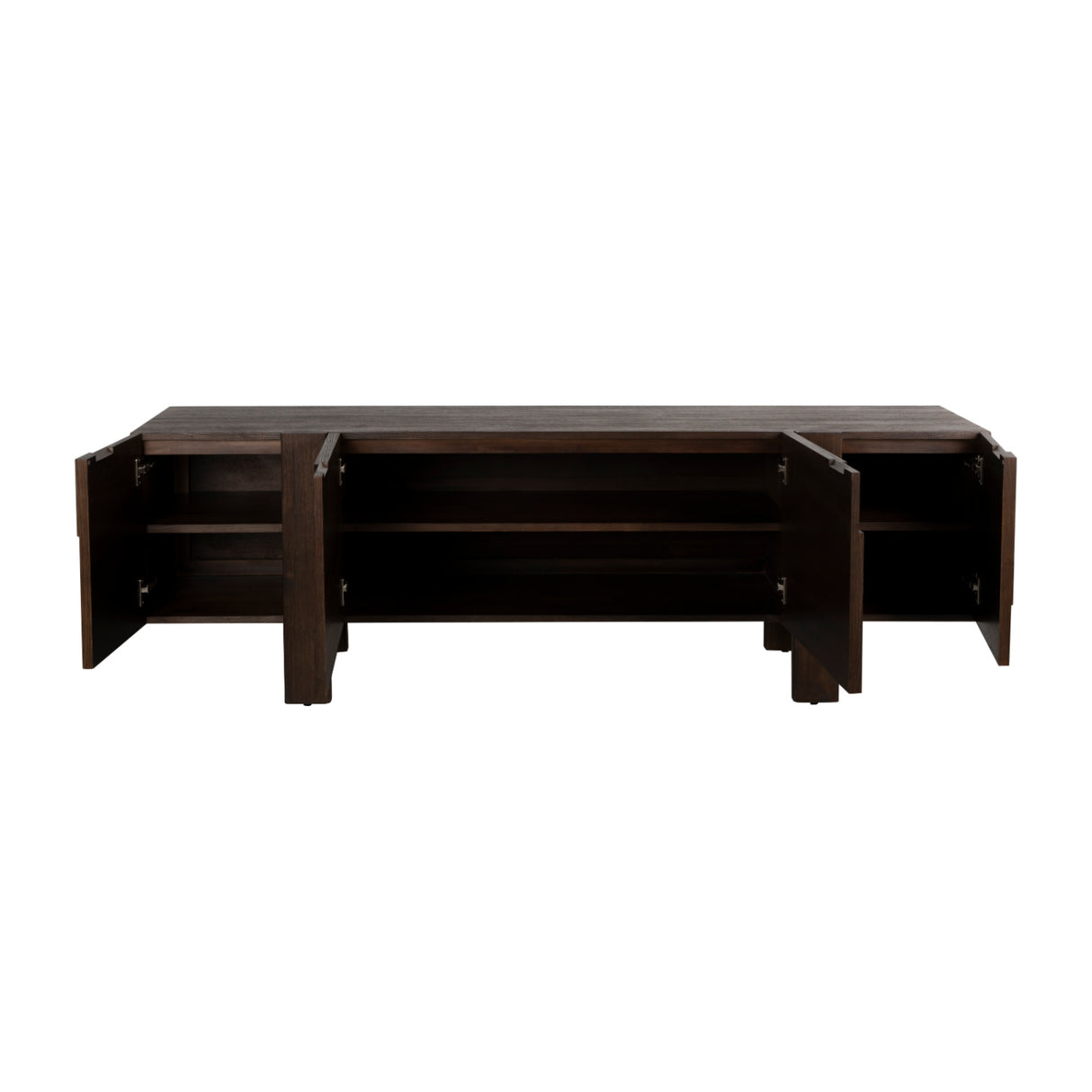 Wooden Geometrical 4-Door Sideboard | Oroa.com