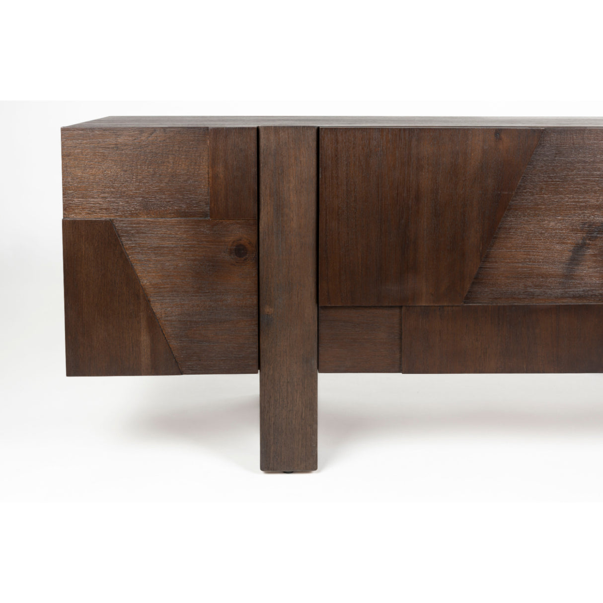 Wooden Geometrical 4-Door Sideboard | Oroa.com