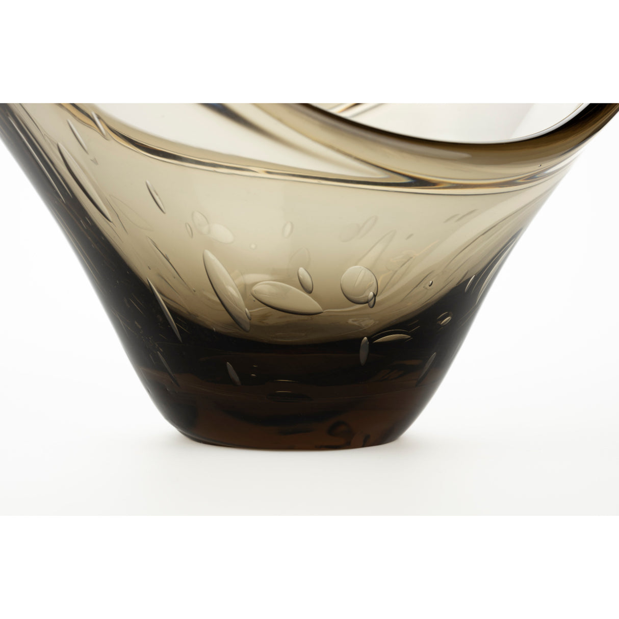 Smoked Glass Bowl Tray | Oroa.com