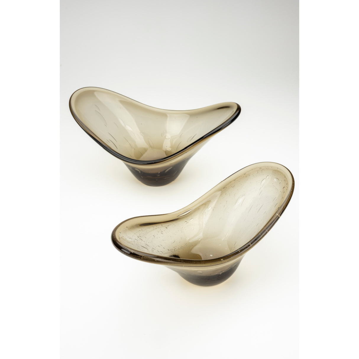 Smoked Glass Bowl Tray | Oroa.com