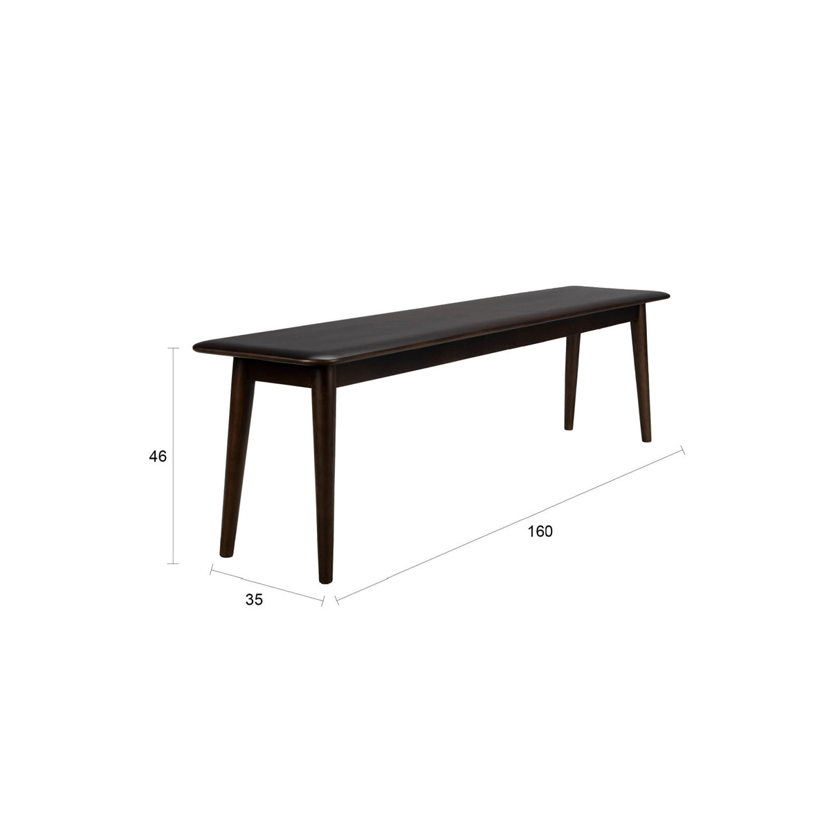 Modern European furniture - Solid Wood Bench - www.oroa.com | Oroa.com