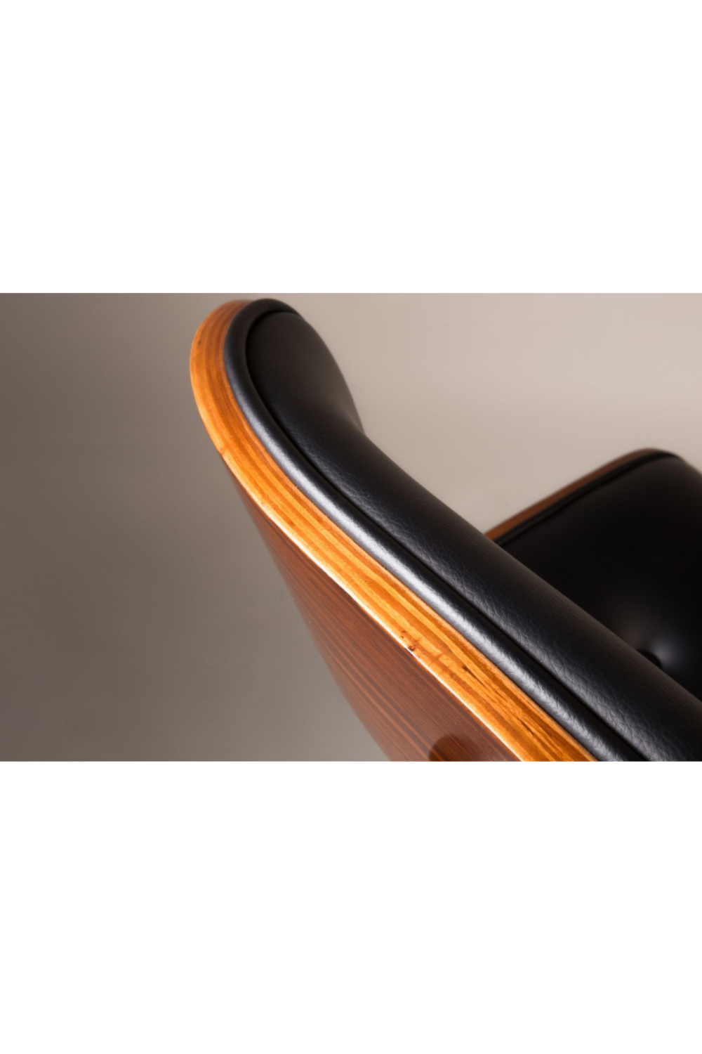 50s Inspired Padded Dining Chair | Dutchbone Blackwood | Oroa.com