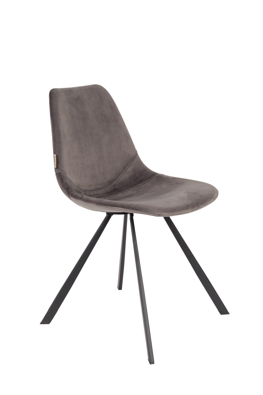 Velvet Upholstered Dining Chairs (2) | Dutchbone Franky | OROA.com