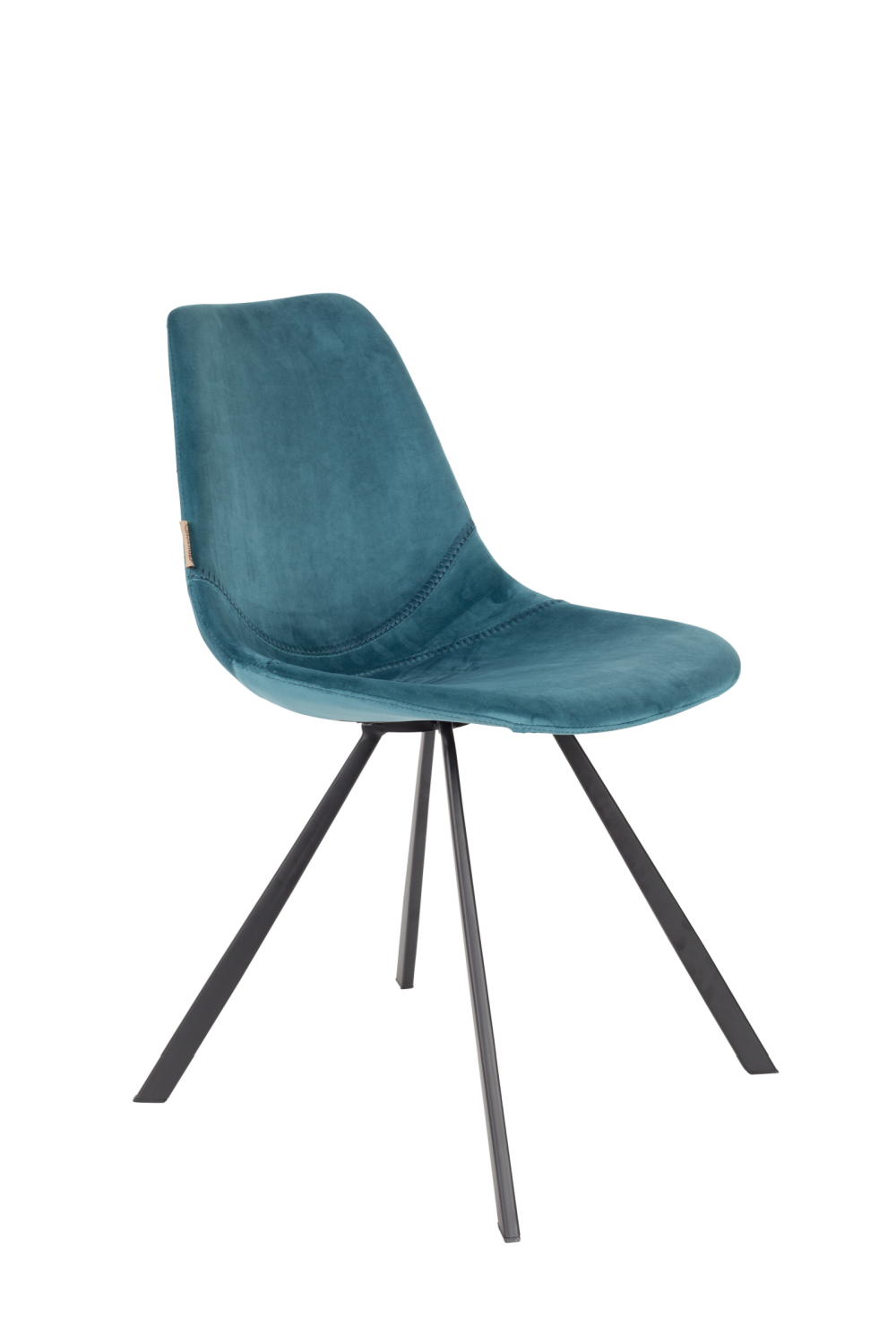 Velvet Upholstered Dining Chairs (2) | Dutchbone Franky | OROA.com