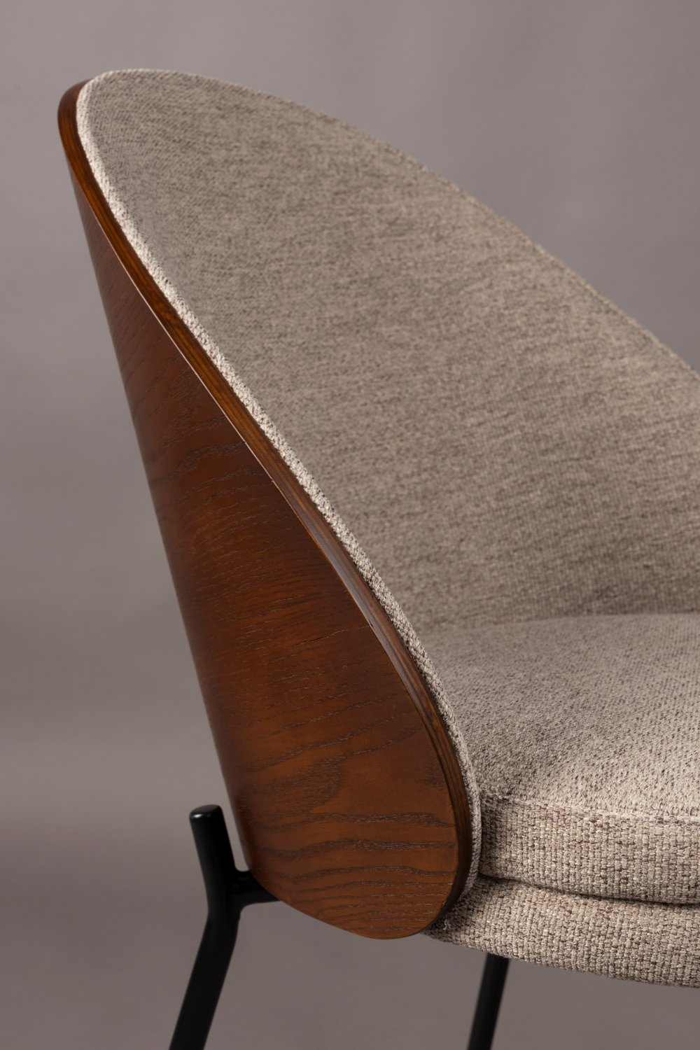 Beige Fabric Dining Chairs (2) | Dutchbone Rodin | OROA.com
