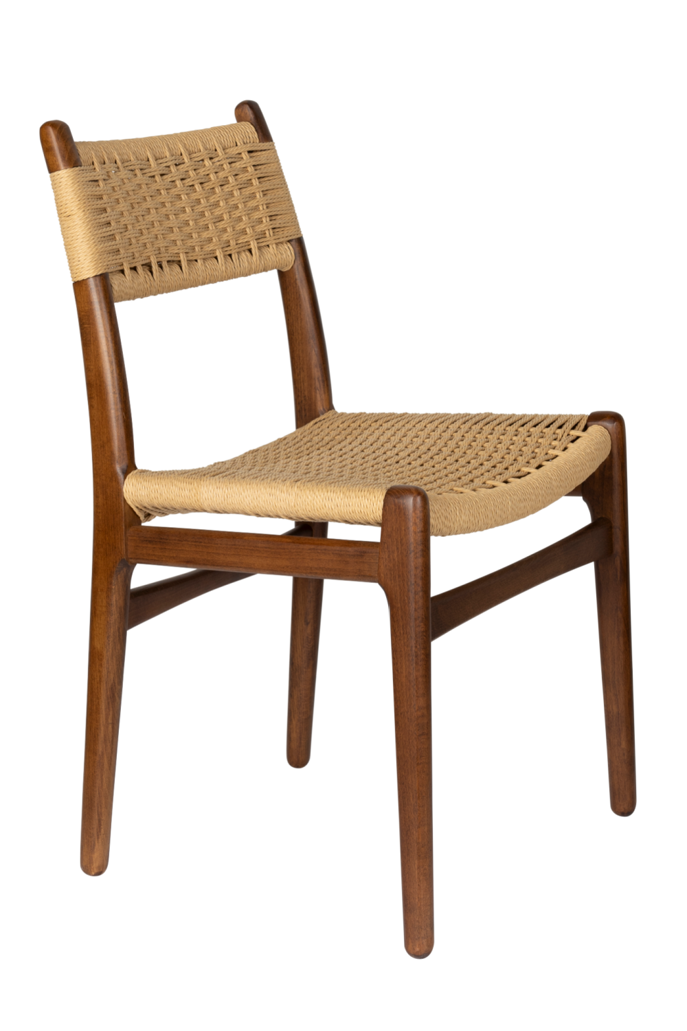 Knitted Cord Dining Chairs (2) | Dutchbone Cecile | OROA.com