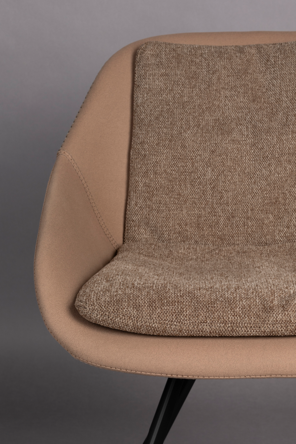 Upholstered Shell Dining Chairs (2) | Dutchbone Wakefield | OROA.com