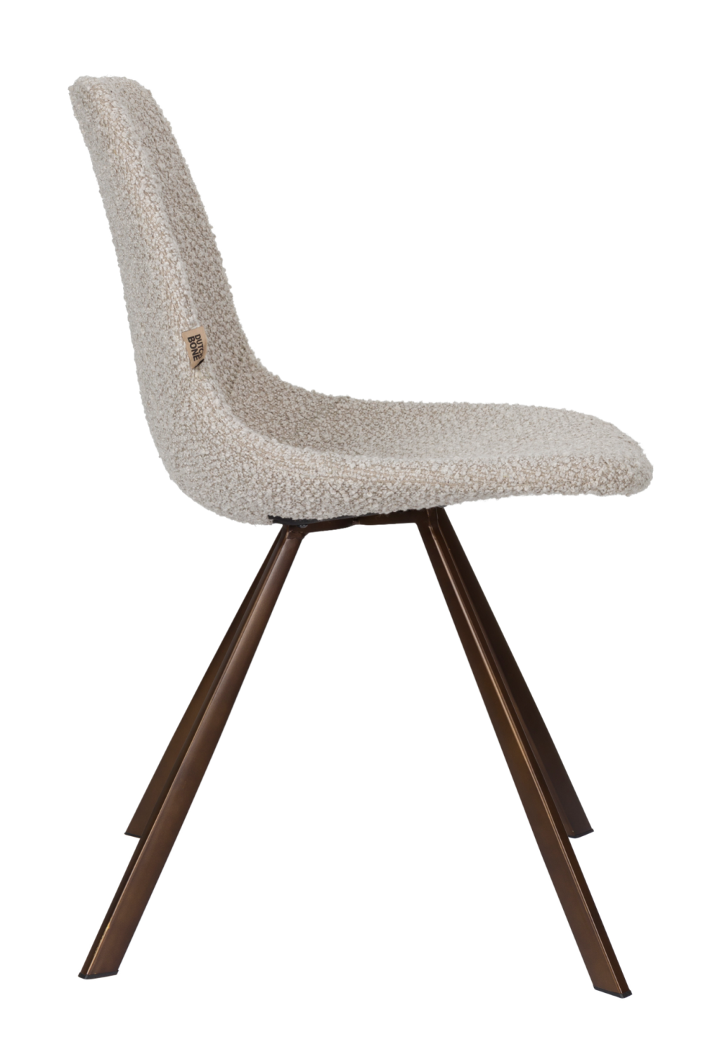 Bouclé Bucket Dining Chair (2) | Dutchbone Franky | OROA.com