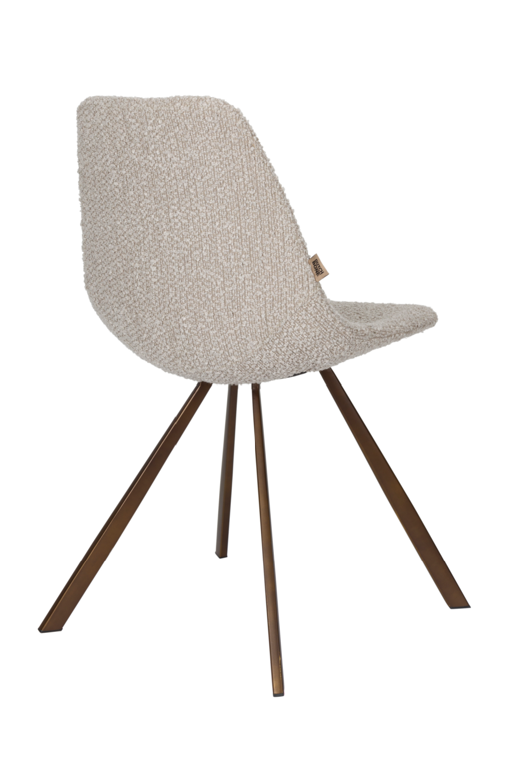 Bouclé Bucket Dining Chair (2) | Dutchbone Franky | OROA.com