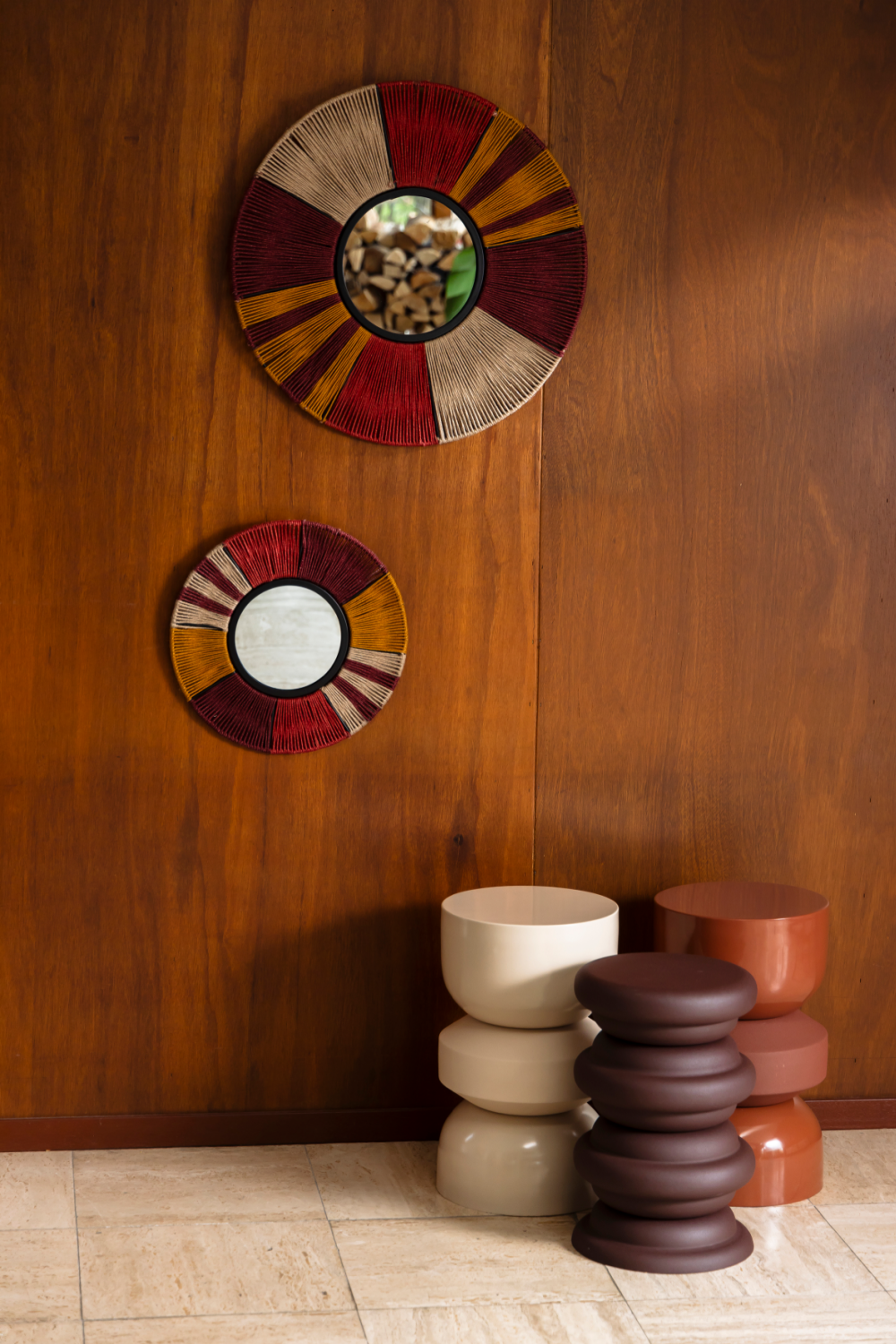 Iron Layered Stool | Dutchbone Artemis | OROA.com