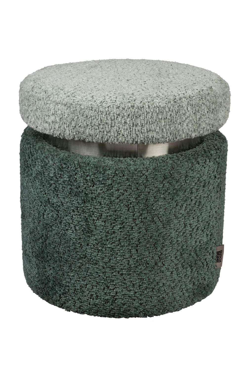 Two-Toned Boucle Stool | Oroa.com