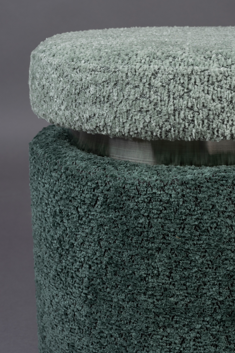 Two-Toned Boucle Stool | Oroa.com