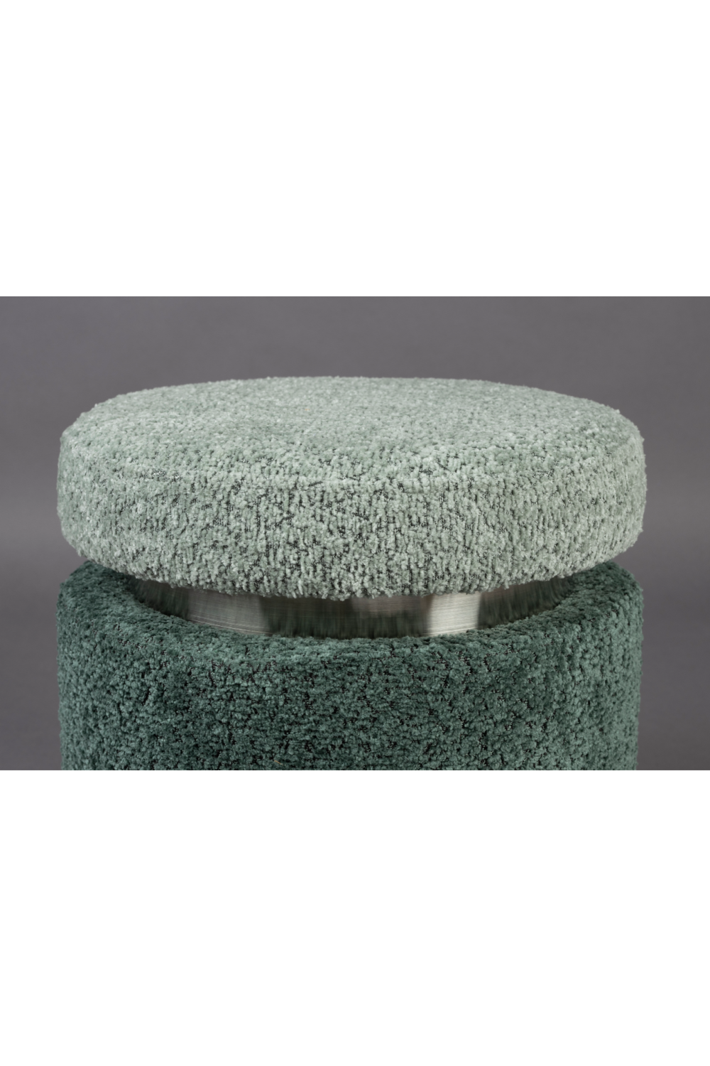 Two-Toned Boucle Stool | Oroa.com