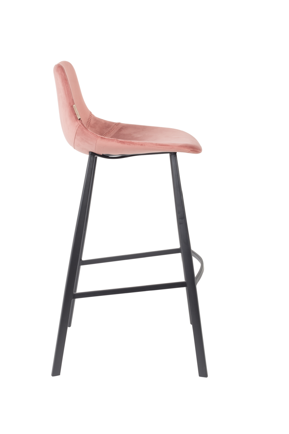 Velvet Upholstered Bar Stools (2) | Dutchbone Franky | OROA.com