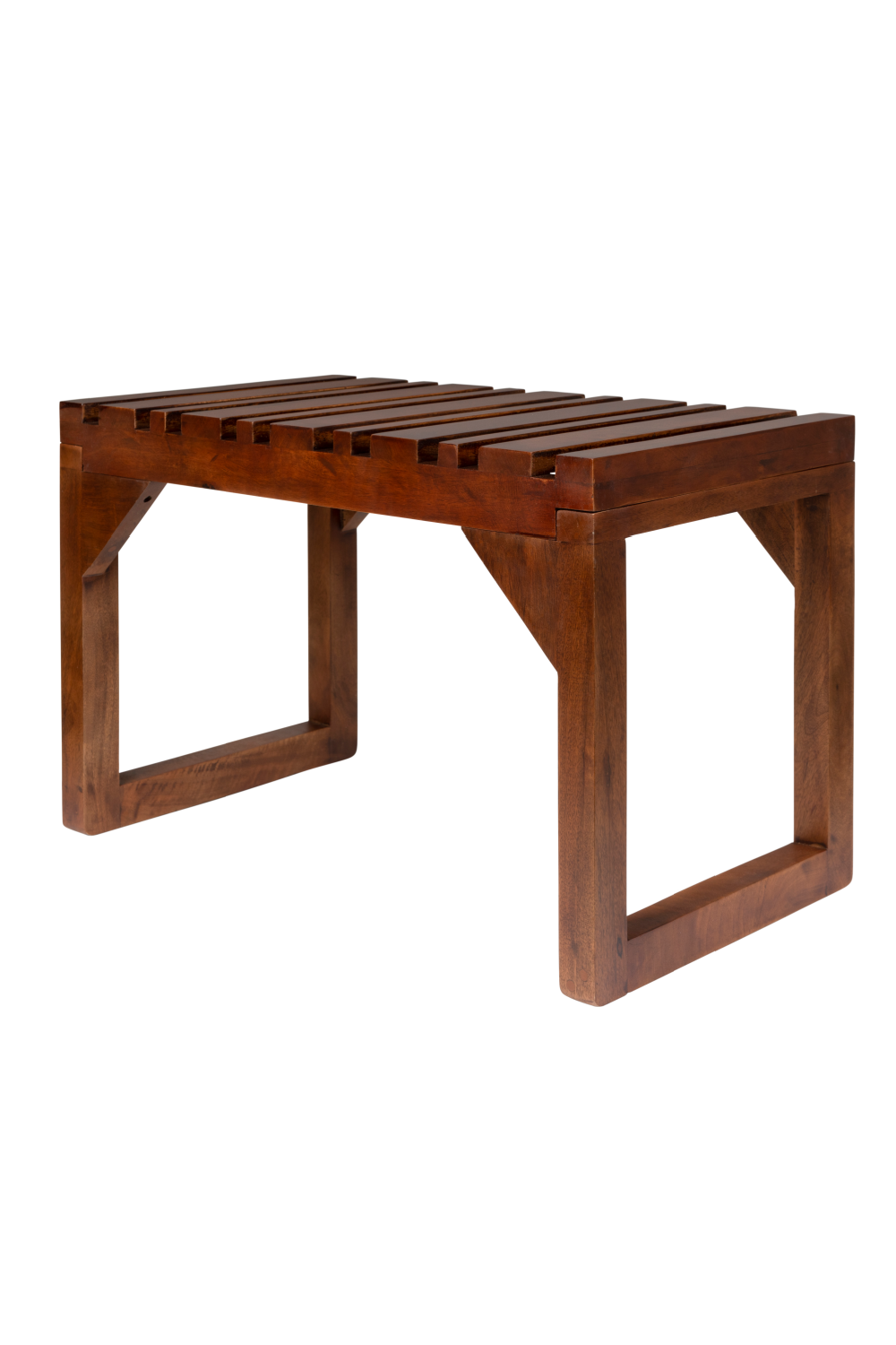 Mango Wood Slatted Bench | Dutchbone Jakub | OROA.com