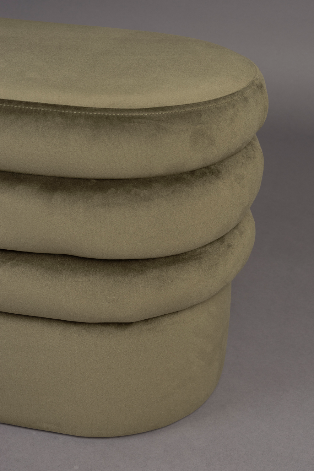 Upholstered Oval Bench | Dutchbone Aditi | OROA.com